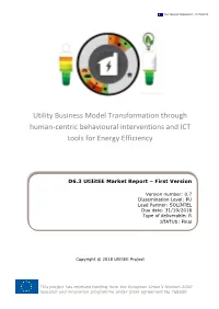 Utilitee Market Analysis Report – First Version”