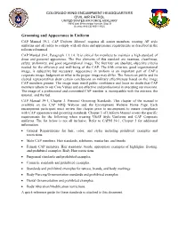Grooming and Appearance in Uniform