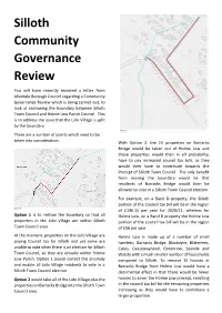 Silloth Community Governance Review