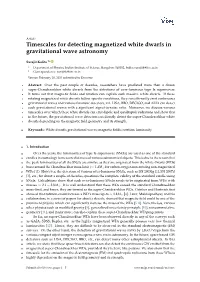 Timescales for Detecting Magnetized White Dwarfs in Gravitational Wave Astronomy