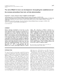 Development of the Organ of Corti Appears to Be Separated Into 2496 P