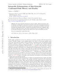 Integrable Deformations of Sine-Liouville Conformal Field Theory and Duality
