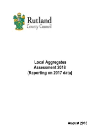 Local Aggregates Assessment 2018 (Reporting on 2017 Data)