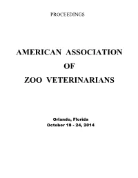 2014 AAZV Proceedings.Pdf