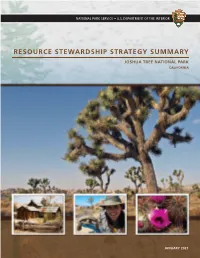 Resource Stewardship Strategy Summary
