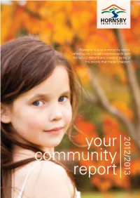 Your Community Report, Reflecting on Council's