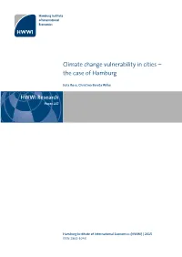 Climate Change Vulnerability in Cities – the Case of Hamburg