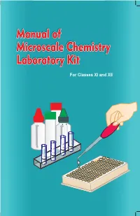 Manual of Microscale Chemistry Laboratory Kit 1 to 4.Cdr