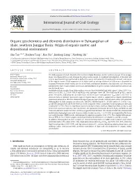 Organic Geochemistry and Elements Distribution in Dahuangshan Oil Shale, Southern Junggar Basin: Origin of Organic Matter and Depositional Environment