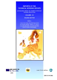 Reports of the Technical Working Groups