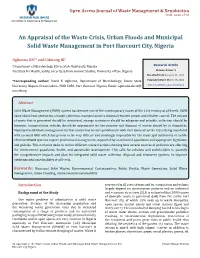 Open Access Journal of Waste Management & Xenobiotics