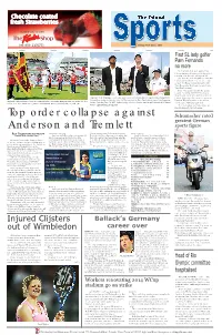 Top Order Collapse Against Anderson and Tremlett