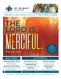 7Th Sunday in Ordinary Time