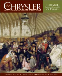 Calendar of Events