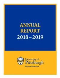 ANNUAL REPORT 2018–2019 Fall 2019