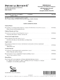 Table of Contents (Online, Part 1)