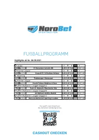 Fußballprogramm