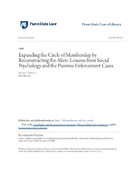 Lessons from Social Psychology and the Promise Enforcement Cases Victor C