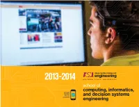 School of Computing, Informatics, and Decision Systems Engineering