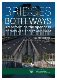 Bridges Both Ways: Transforming the Openness of New Zealand