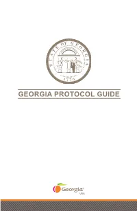 Georgia Protocol Guide Table of Contents