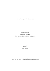 Germany and EU Foreign Policy