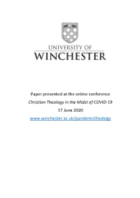 Saints Informed by Science’: Identifying Productive Science-Religion Narratives in Times of Covid-19