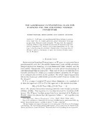 The L-Homology Fundamental Class for Ip-Spaces and the Stratified Novikov Conjecture