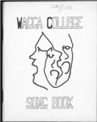 Wagga-College-Song-Book-N.D..Pdf