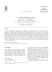 A CMB Polarization Primer