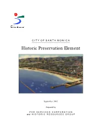 Adopted Historic Preservation Element 2002