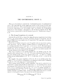 THE GROTHENDIECK GROUP K0 There Are Several Ways to Construct