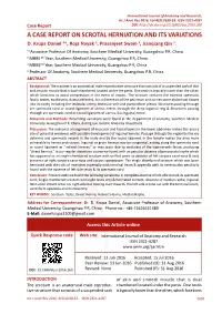 A Case Report on Scrotal Herniation and Its Variations D
