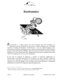 Bioinformatics