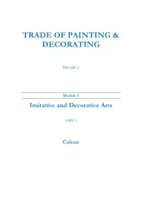 Module 3 Imitative and Decorative Arts