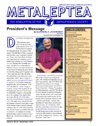 President's Message
