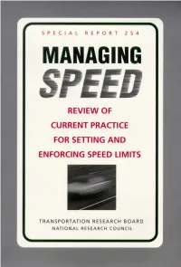 Speed Limits
