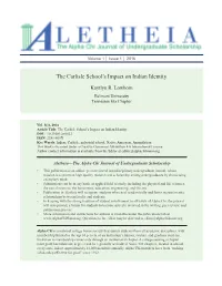 The Carlisle School's Impact on Indian Identity