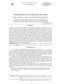 The Educational Services and Philosophy of Bacha Khan