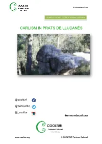 Carlism in Prats De Lluçanès