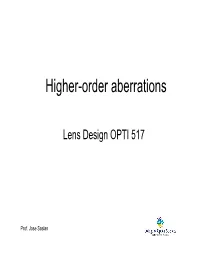 Higher-Order Aberrations