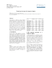 Transit Spectroscopy of a Temperate Jupiter Abstract 1. Introduction 2