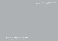 Annual Report 2002 Focus on Process