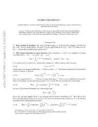 Arxiv:2007.03981V1 [Math.FA] 8 Jul 2020