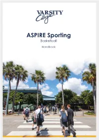 ASPIRE Sporting Basketball Handbook