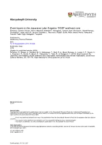 Event Layers in the Japanese Lake Suigetsu `SG06' Sediment Core: Description, Interpretation and Climatic Implications