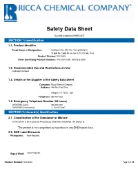 Safety Data Sheet