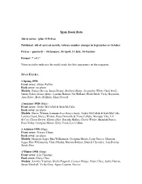 Span Book Data