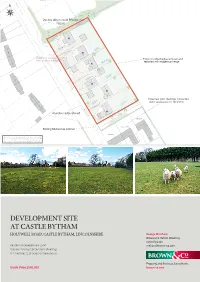 Development Site at Castle Bytham