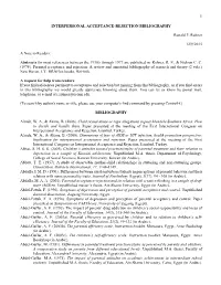 Extended Bibliography